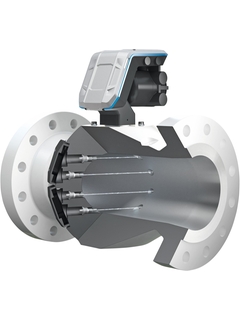 製品写真：超音波流量計FLOWSIC600-XT：内部図