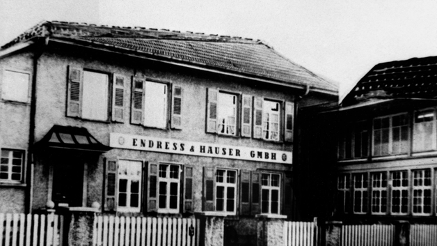Endress+Hauserの1955年当時の初代社屋