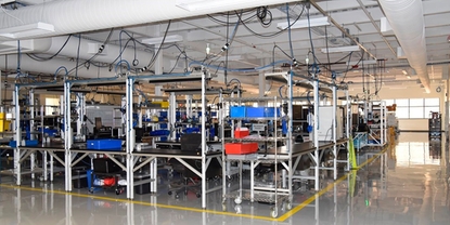 Endress+Hauser Optical Analysis production floor
