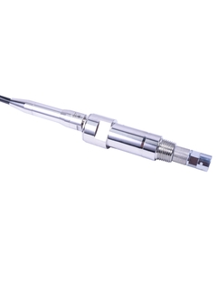 製品写真：Raman Rxn-30プローブ、側面図、右下向き