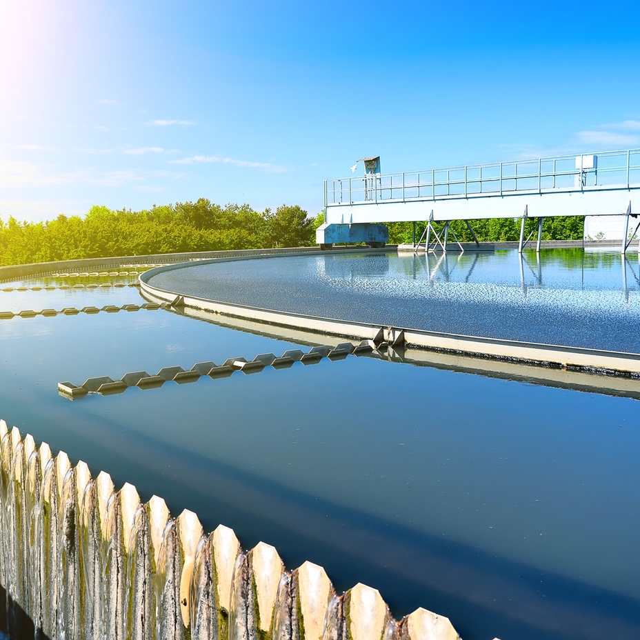 写真：排水処理施設