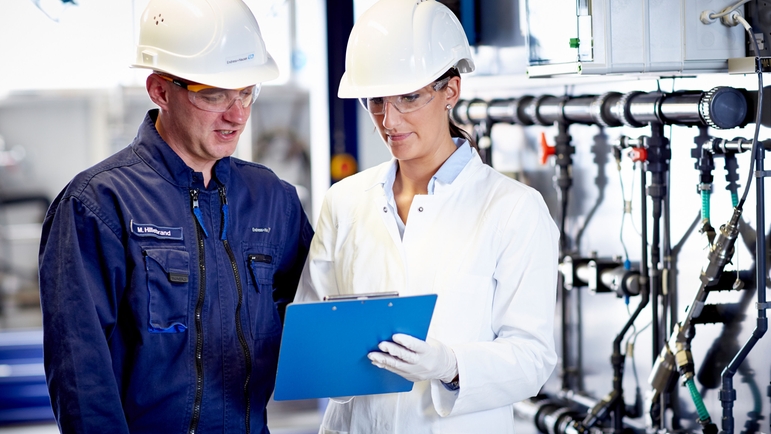 Safe monitoring of process water in the Chemical industry