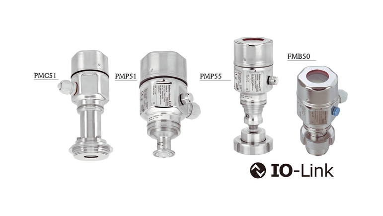 IO-Link 対応高機能サニタリ圧力センサ
