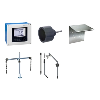Complete measuring point for ultrasonic bed level measurement Sludge level bundle for mining, minerals and metals