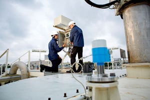 hazardous area in a chemical plant