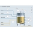 Fermentation in a bioreactor and the related measuring points