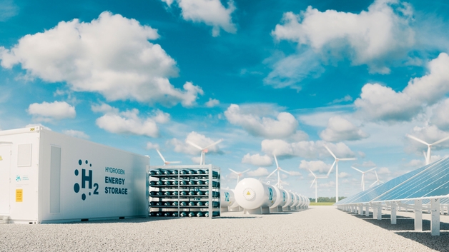 太陽光発電と風力発電機能を備えた最新の水素エネルギー貯蔵システム
