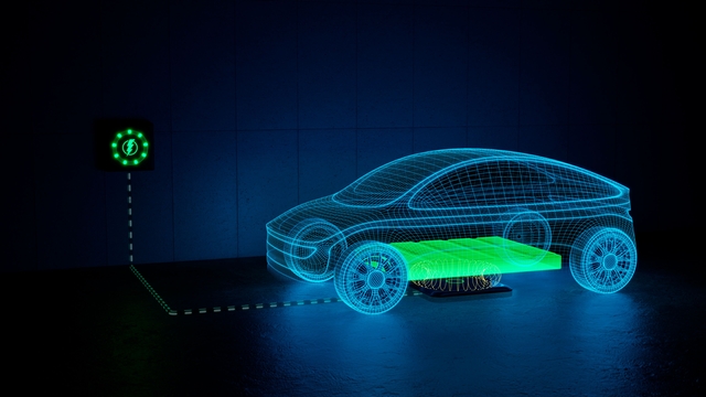 電気自動車のバッテリ充電