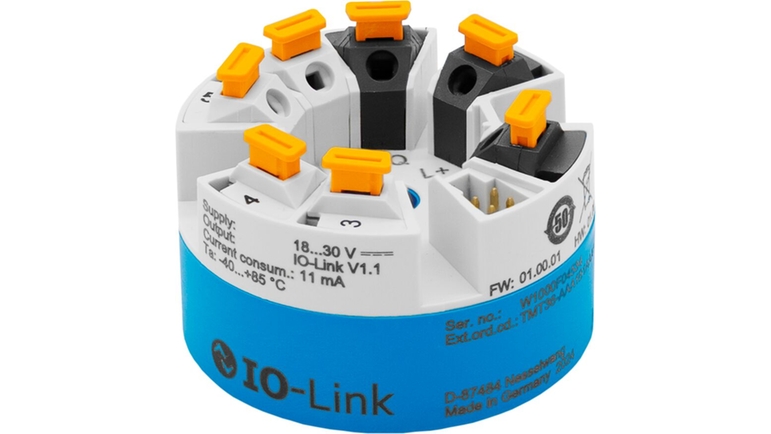革新的なiTEMP TMT36 IO-Link RTDヘッド組込型温度伝送器