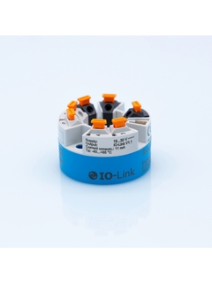 工具なしで配線できるプッシュイン端子付きのIO-Link対応測温抵抗体温度伝送器iTEMP TMT36