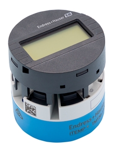 プラグインディスプレイ付きのIO-Link対応測温抵抗体ヘッド組込型温度伝送器iTEMP TMT36