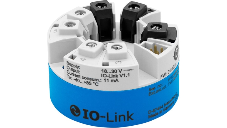 新しいネジ端子設計のiTEMP TMT36 IO-Link RTDヘッド組込型温度伝送器