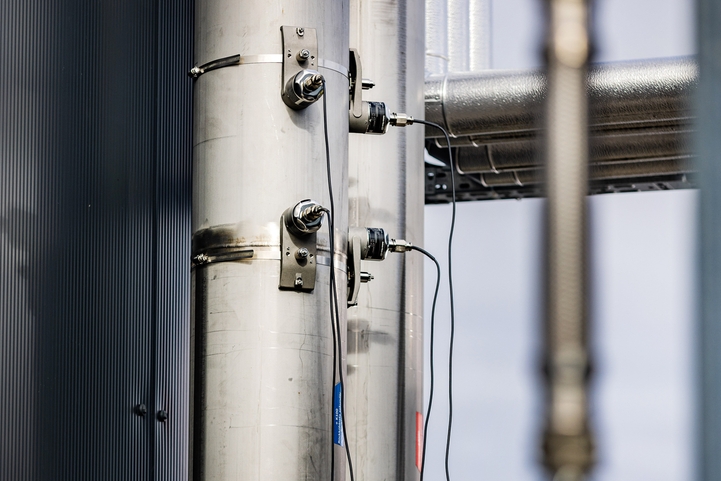 写真：FlowDC機能を使用した流量測定