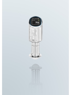 Micropilot FMR43、SUS 316L相当製ハウジング、ディスプレイ付き、クランプ、80 GHz PTFE